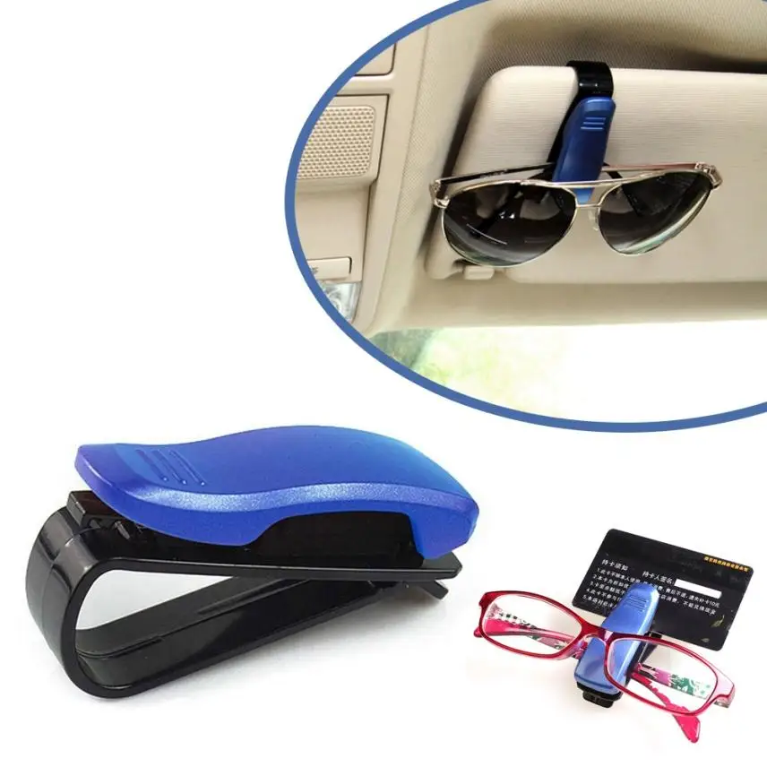 Автомобильный солнцезащитный козырек очки солнцезащитные очки квитанция карты Клип держатель для хранения Apr3 Прямая поставка