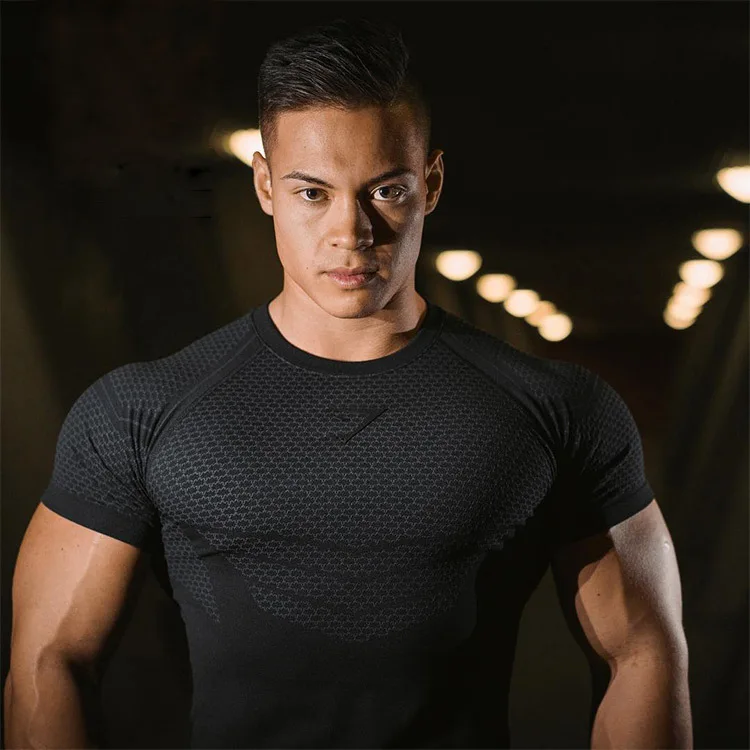 Новая летняя новая Высококачественная Мужская футболка Повседневная футболка с коротким рукавом и круглым вырезом из хлопка мужская брендовая белая черная футболка - Цвет: Black