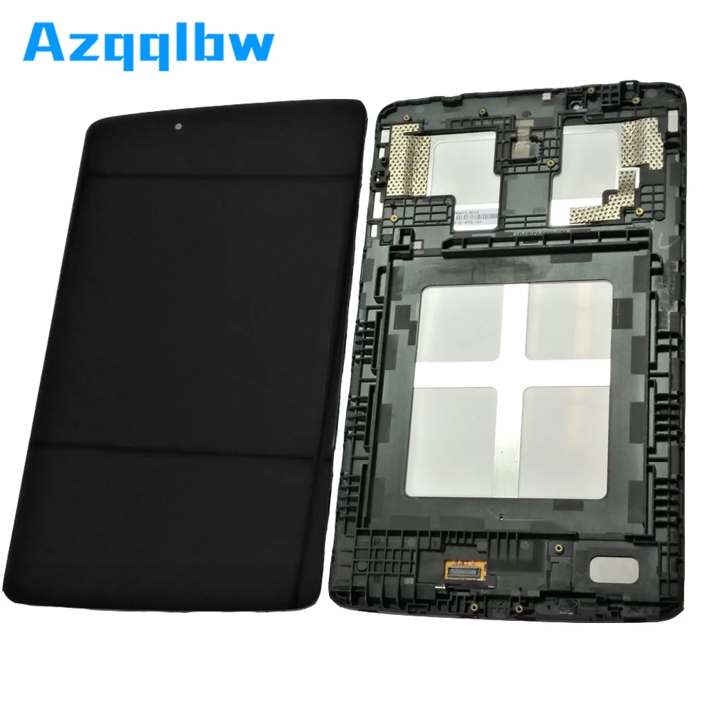 

Azqqlbw 8.0" LCD Display + Touch Digitizer Screen Glass For LG G Pad 8.0 V480 V490 Display With frame /without frame+tools