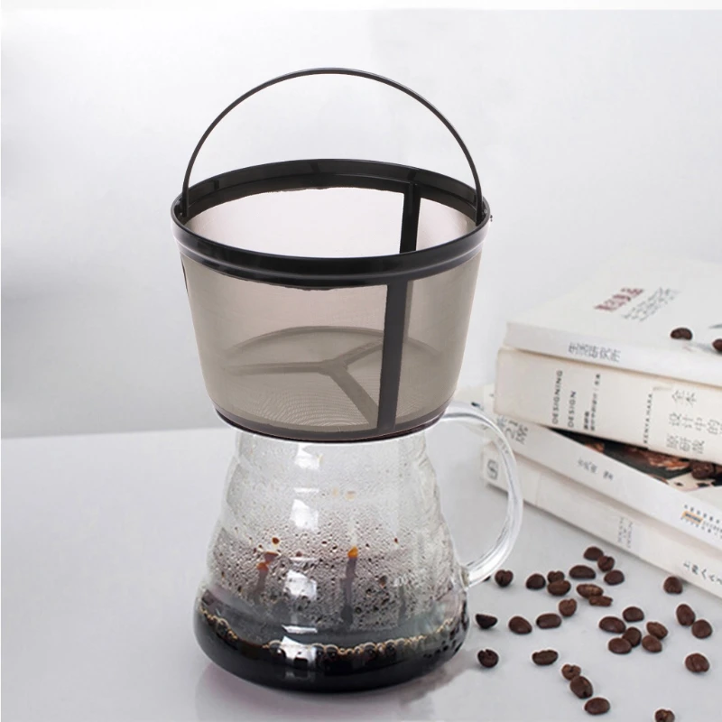 Качественный Сменный фильтр для кофе моющийся многоразовый бар пивовар легко чистить аксессуары для кофеварки