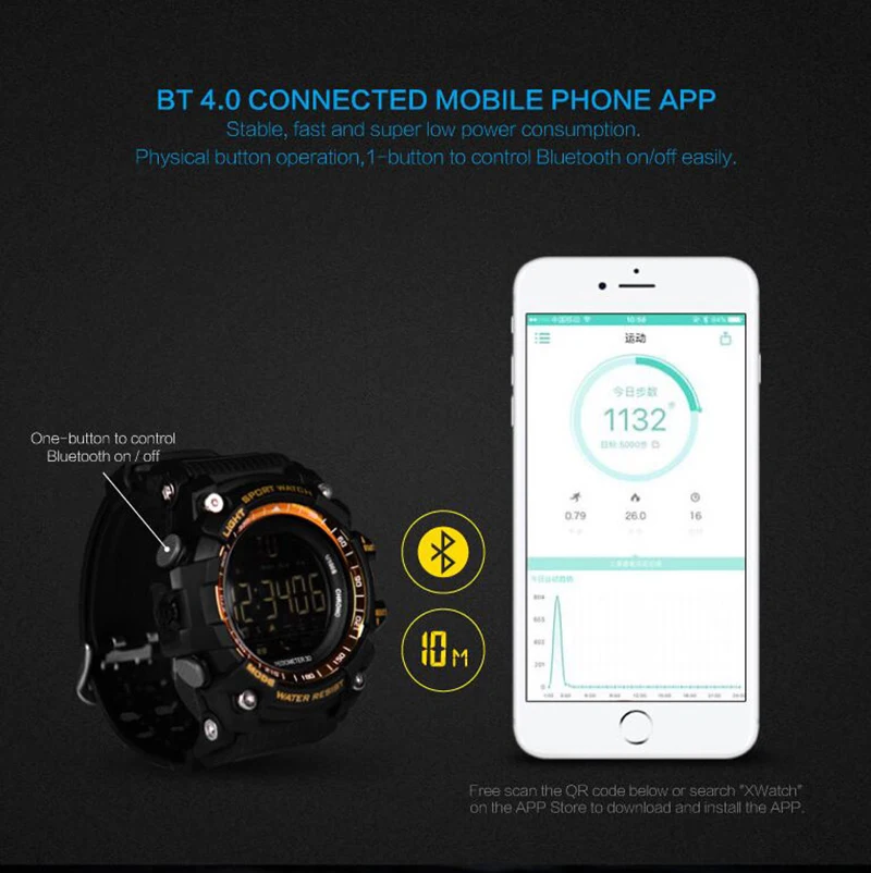 Smart Watch Men Sport Wristband Digital Watches Bluetooth Pedometer Call Message Reminder Waterproof Smart Watch for IOS Android (19)