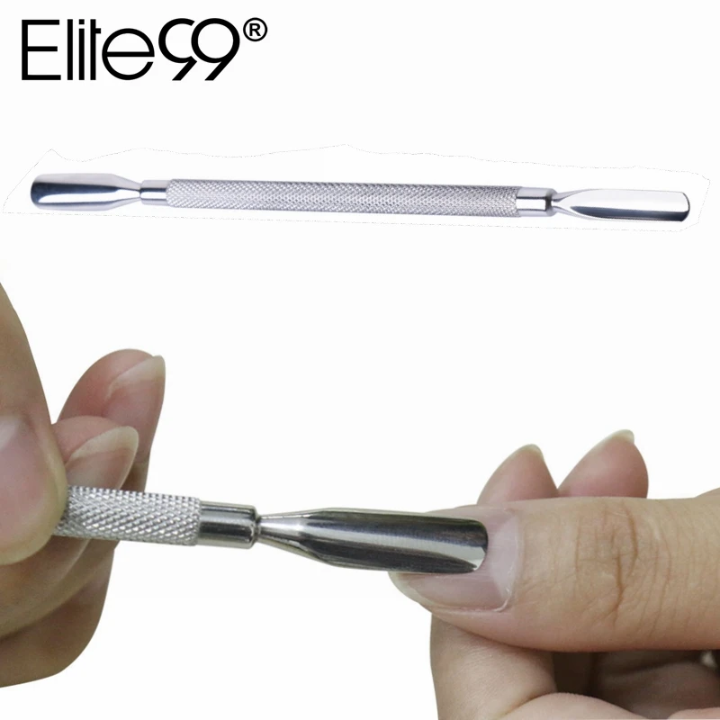 Elite99 Cuticle Pusher Remover Nail Art Tools Double End Spoon Nail
