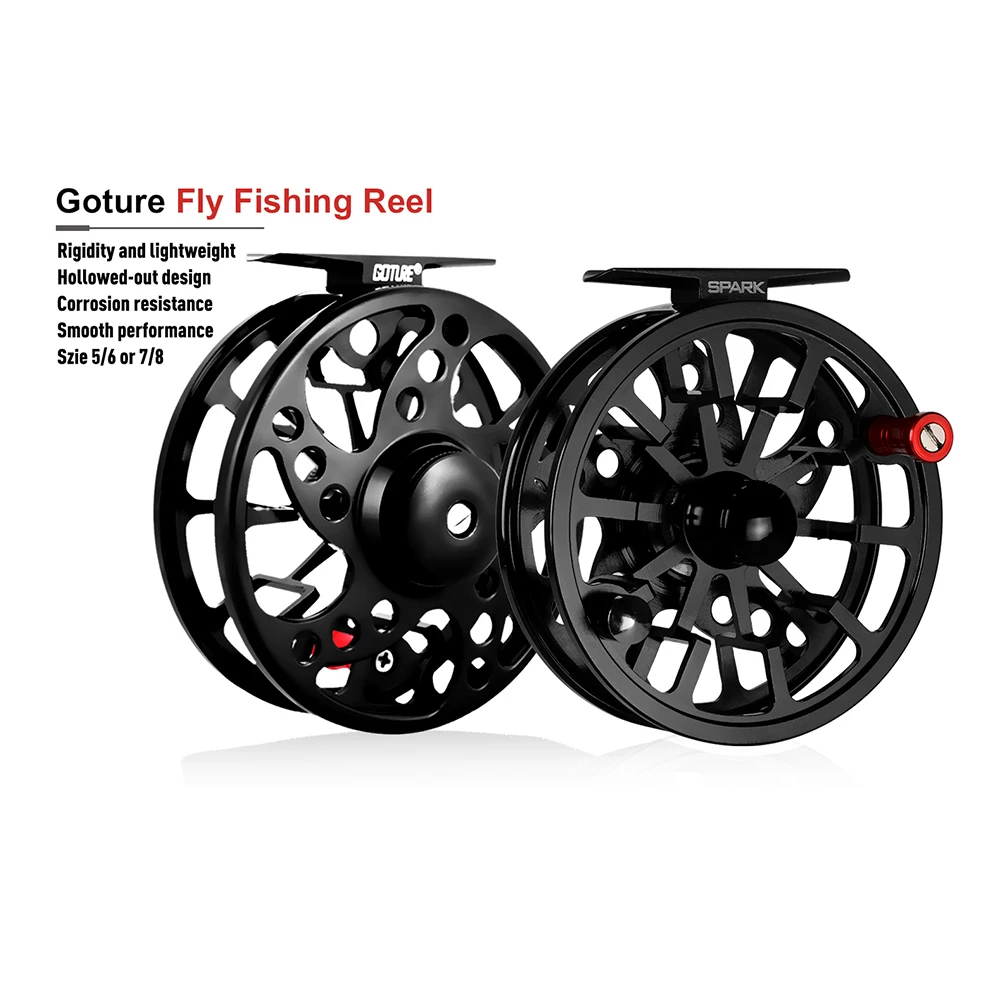 Goture Fly Fishing Rod Combo 2.7M Fly Fishing Rods 5/6 7/8 CNC-machined Aluminum Fly Reel with Lures and Lines Fishing Kit Goture Fly Fishing Rod Combo 2.7M Fly Fishing Rods 5/6 7/8 CNC-machined Aluminum Fly Reel with Lures and Lines Fishing Kit