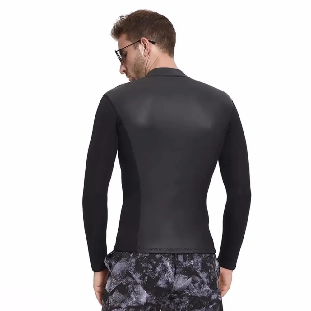 Sbart 3 мм Неопреновая теплая куртка гидрокостюмы для мужчин водолазные костюмы Верх купальника с длинным рукавом мужской аквалангы костюм для дайвинга