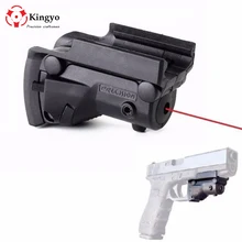 Tactical 5mw red laser sight scope vermelho ponto para glock 19 23 22 17 21 37 31 20 34 35 37 38 pistola rifle airsoft caça