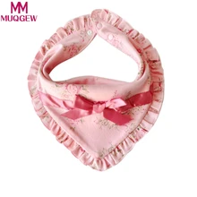 Детская бандана нагрудники ткань для кормления новорожденных младенцев детей малыша цветочный принт мягкий водонепроницаемый Нагрудник слюнявчик полотенце