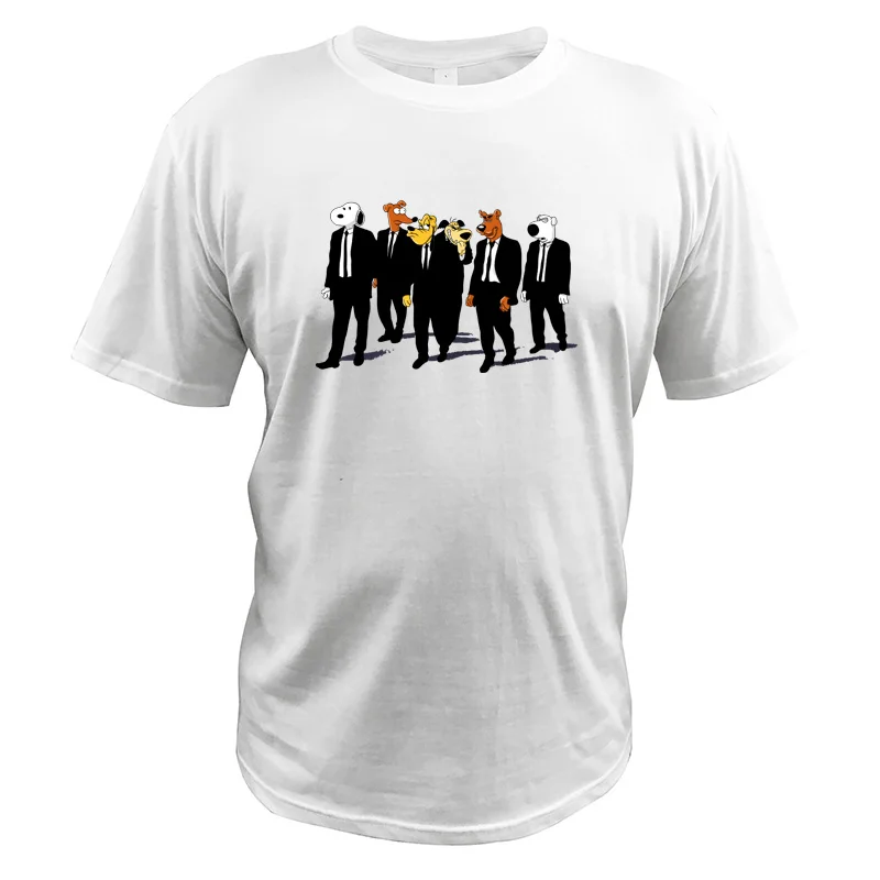 

Reservoir Hounds T Shirt Dog People Cartoon High Quality Creative Pattern Design Cool Tshirt EU Size