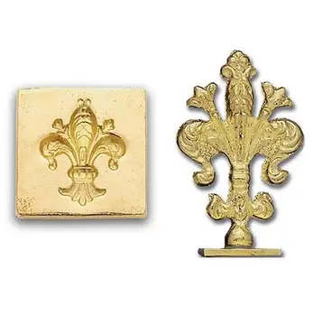 

Wax Seal Stamp Fleur De Lis Square