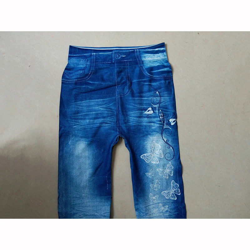 Fashion Slim Women Leggings Faux Denim Jeans Leggings Sexy Long Pocket Printing Summer Leggings Casual Pencil Pants Plus Size Fashion Slim Women Leggings Faux Denim Jeans Leggings Sexy Long Pocket Printing Summer Leggings Casual Pencil Pants Plus Size
