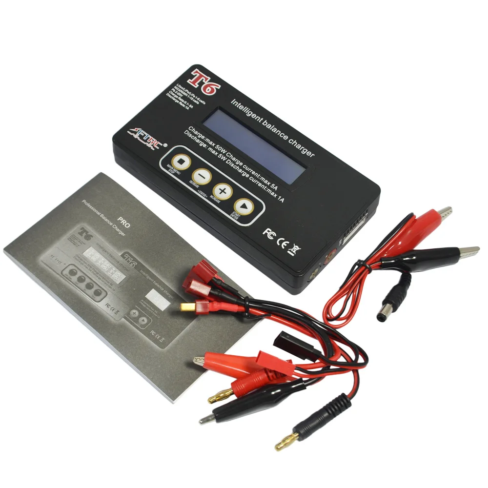 

LiPo Lion LiFe Pb NiCd and NiMH Battery 12V 5A AC Adapter optional T6 Digital Intelligent DC Balance Charger Discharger