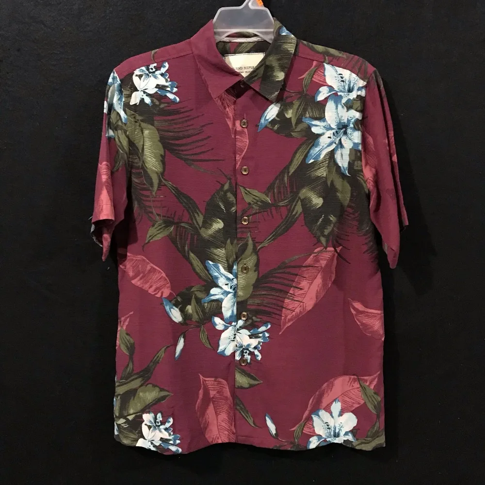 

Hawaiian Silk Designer Shirts for Men Printed Street Fashion Casual Summer New Free Shipping