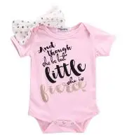Одежда для новорожденных маленьких девочек; розовое боди с цветочным принтом и бантом; розовый комбинезон с надписью; детская одежда для малышки