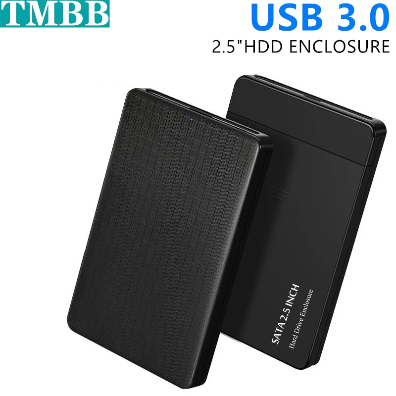 

2019Standard 2.5 inch SATA3.0 HDD Enclosure usb 3.0 mobile hard disk box SSD slider mesh texture Transmission rate up to 5.0Gbps