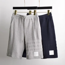Модные брендовые мужские шорты кэжуал ТБТ том летние однотонные хлопковые повседневные спортивные брюки Нижняя часть спортивного костюма беговые штаны