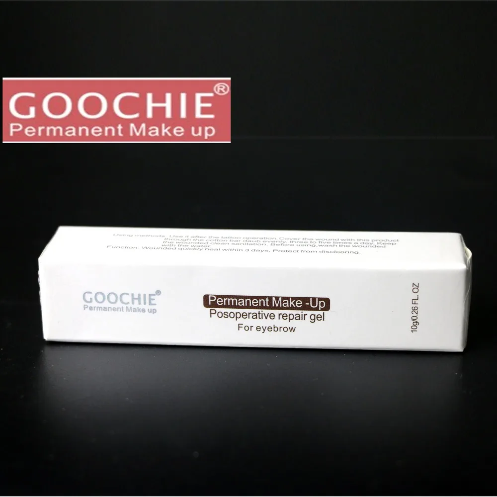 

5-Pack Goochie Tattoo Permanent Makeup Aftercare For Eyebrow Repair Gel Cream, Eyebrow Color Guard Cream 10g/Tube