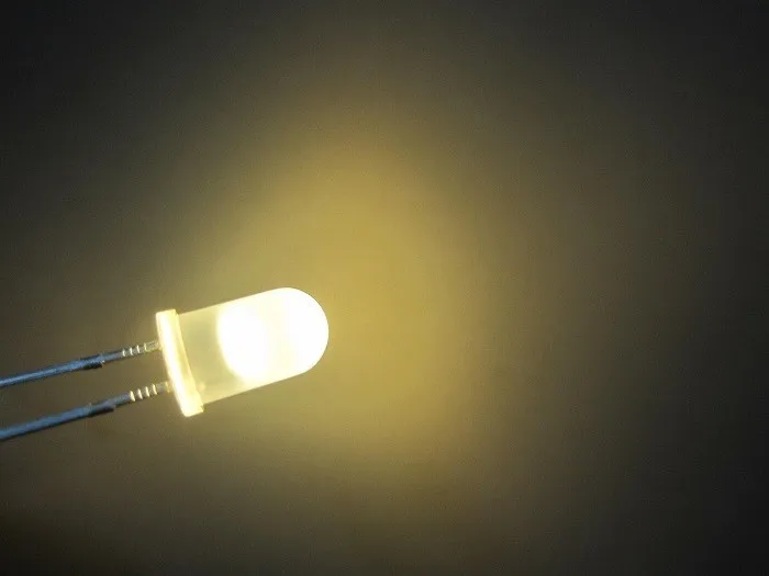 Frete grátis 500 pçs 5mm branco quente
