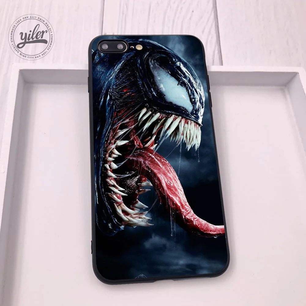 Venom для Fundas iPhone 11 Pro XS Max чехол для iPhone 8 Plus XR Coque чехол для iPhone 5S 6 7 Plus SE X 11 чехол для телефона - Цвет: 07