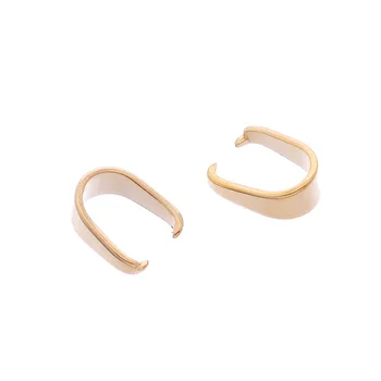 

LASPERAL 10PCs Stainless Steel Pinch Bail Clip Gold Plated 7x6mm Accessories For Jewelry DIY Jewelry Findings Hand Made Craft