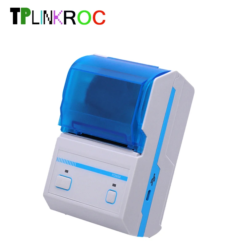 Портативный Bluetooth Термальный чековый принтер 58 мм Pos штрих код Этикетка/стикер