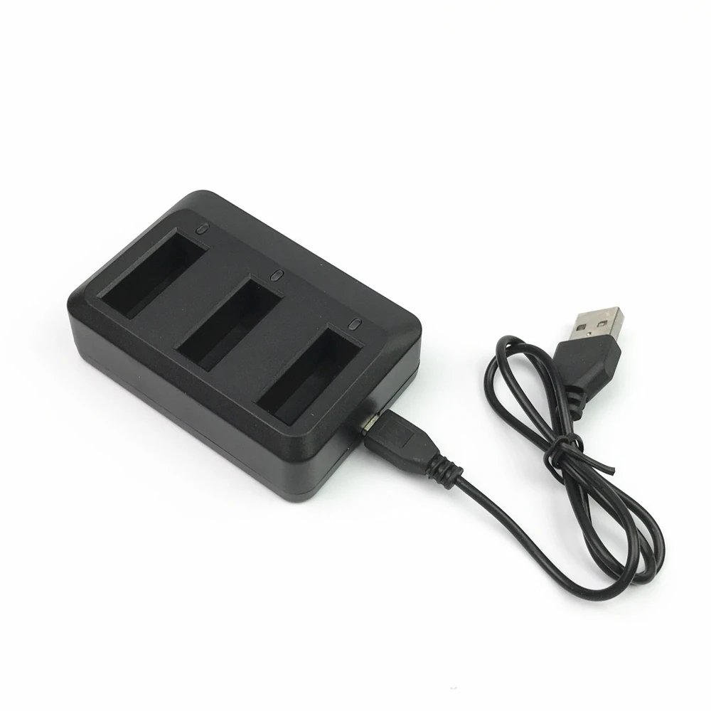 Новое зарядное устройство для аккумулятора USB 3 порта 7 В адаптер попугаев