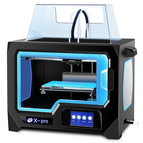 x-pro QIDI TECH 3D принтер двойной экструдер 3D принтер X-pro 4,3 дюймов сенсорный экран wifi/lan соединение 200*150*150 мм ABS и PLA TPU - Цвет: x-pro