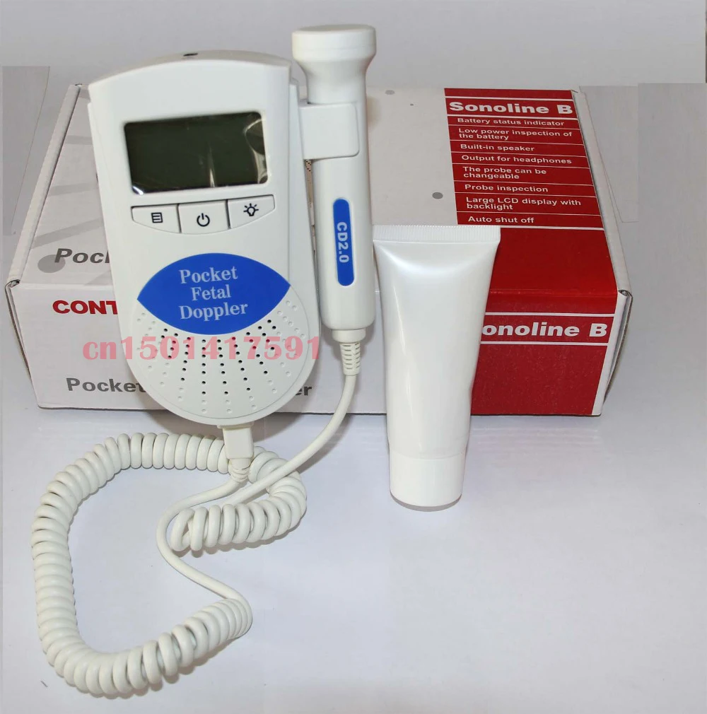 2017 new Pocket Fetal doppler SONOLINE B 2M backlight LCD