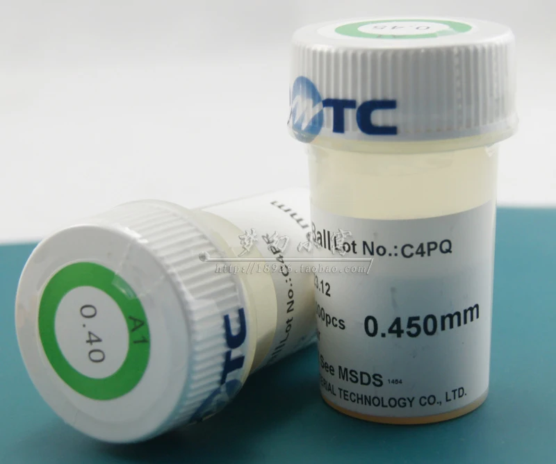 5PCS PMTC leaded solder balls 250k 0.4 mm for bga rework reballing