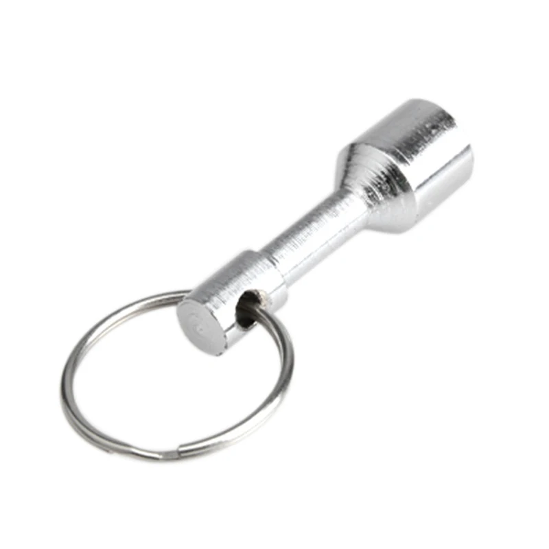 

2 Pcs/Set Strong Magnet Key Holder Pocket Keychain Split Ring Keyrings Gift LXH