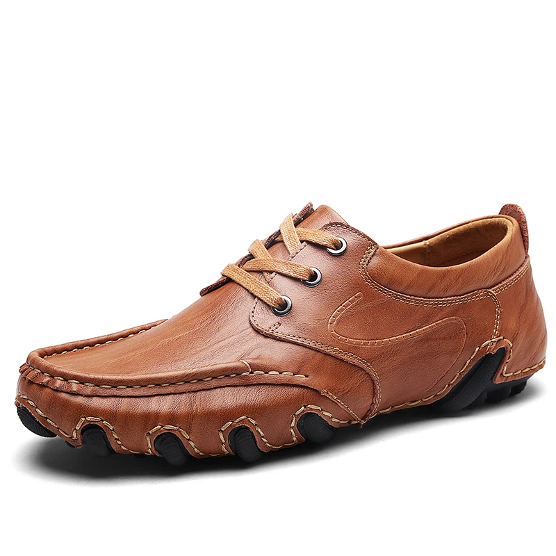casual business men's soft leather shoes