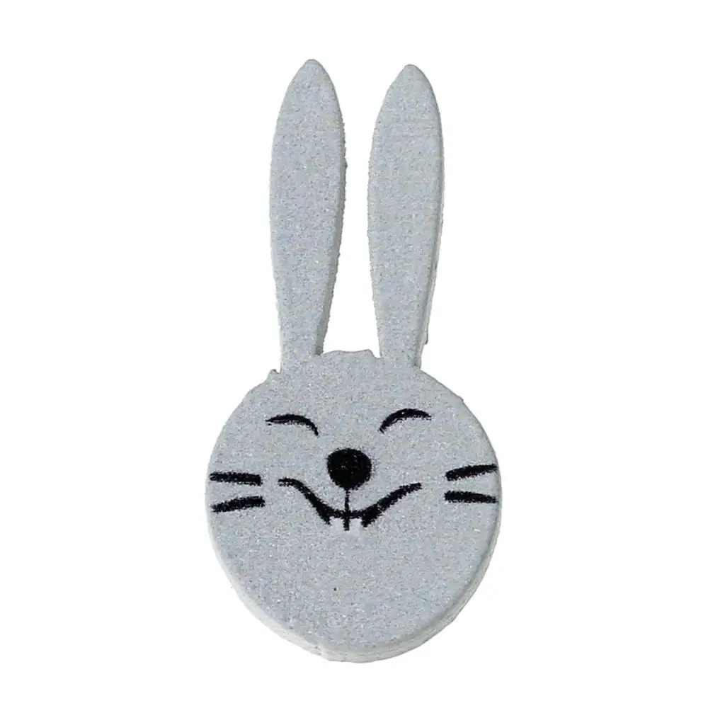 DoreenBeads дерево кабошоны Скрапбукинг Украшения Выводы серый кролик 30 мм (1/8 &quot) x 15