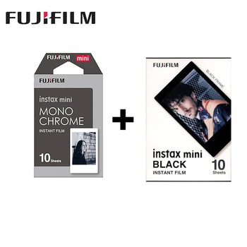 

2 packs Fujifilm Instax Mini Film Monochrome + black Frame For Polaroid Mini 8 7s 7 50s 50i 90 25 dw Share SP-1 Instant camera