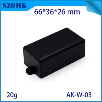 

10pcs 66*36*26mm abs plastic enclosure plastic box pcb enclosure Small Junction Box Plastic Material Mini Case Two Screw