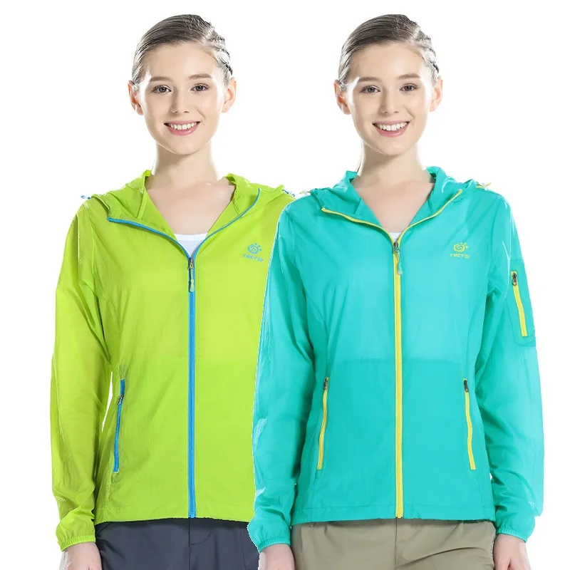 2017 Spring Summer Outdoor Sun Protection Women Skin Jackets Light