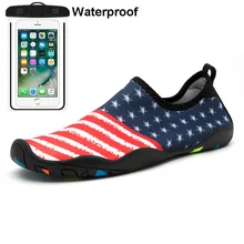 Weweya унисекс кроссовки мужские пляжные тапочки женский телефон водостойкая сумка подарок водяная обувь плавание быстросохнущая восходящая красная пляжная обувь