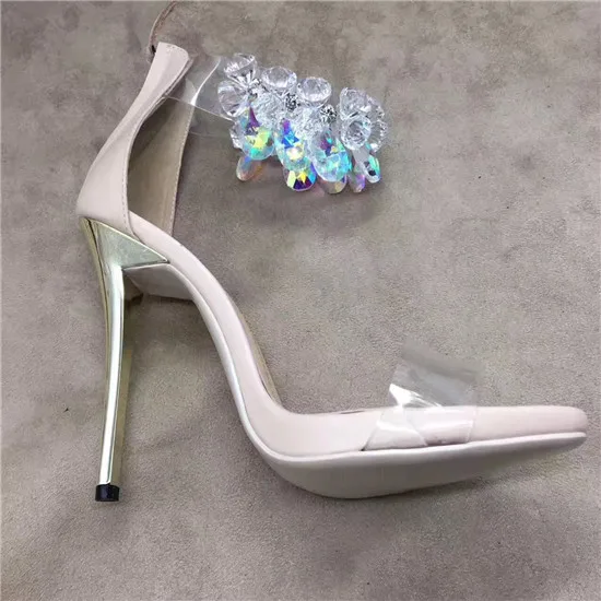 Fashion New Style High Heels Women Sandals Luxury Crystal Ankle Wrap Gladiator Sandals Women Shoes Woman Pumps Sandalias Mujer (4)