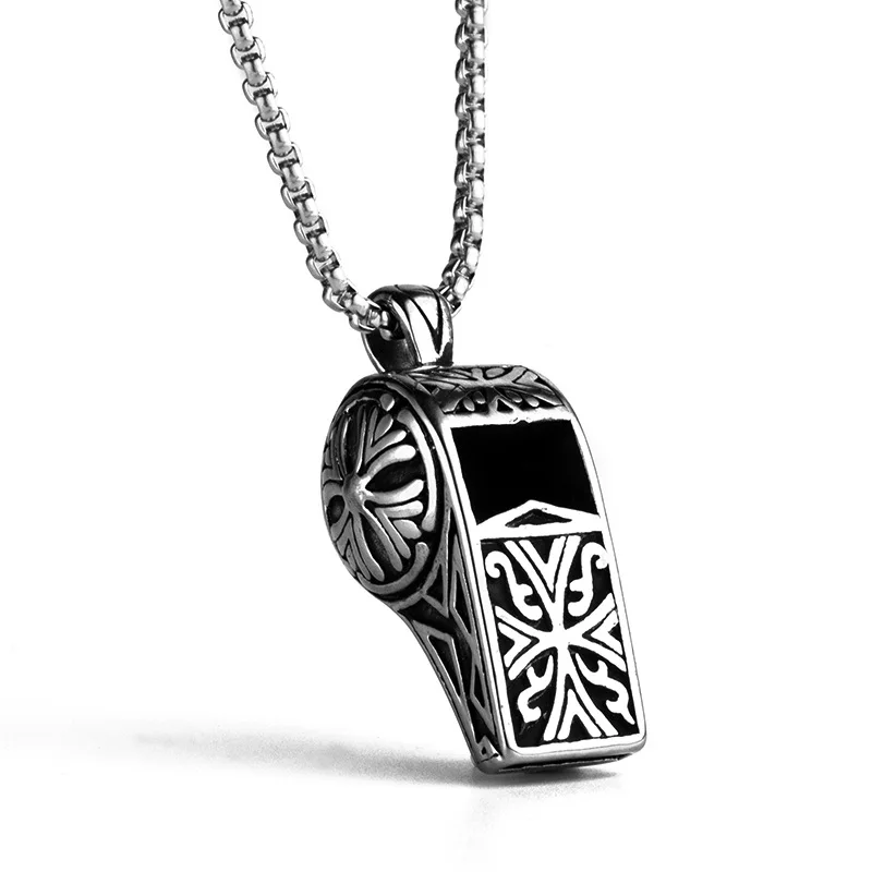 Fashion Whistle Shape Pendant Made Of Stainless Steel For Women and Man Jewelry pendant necklace | Украшения и аксессуары
