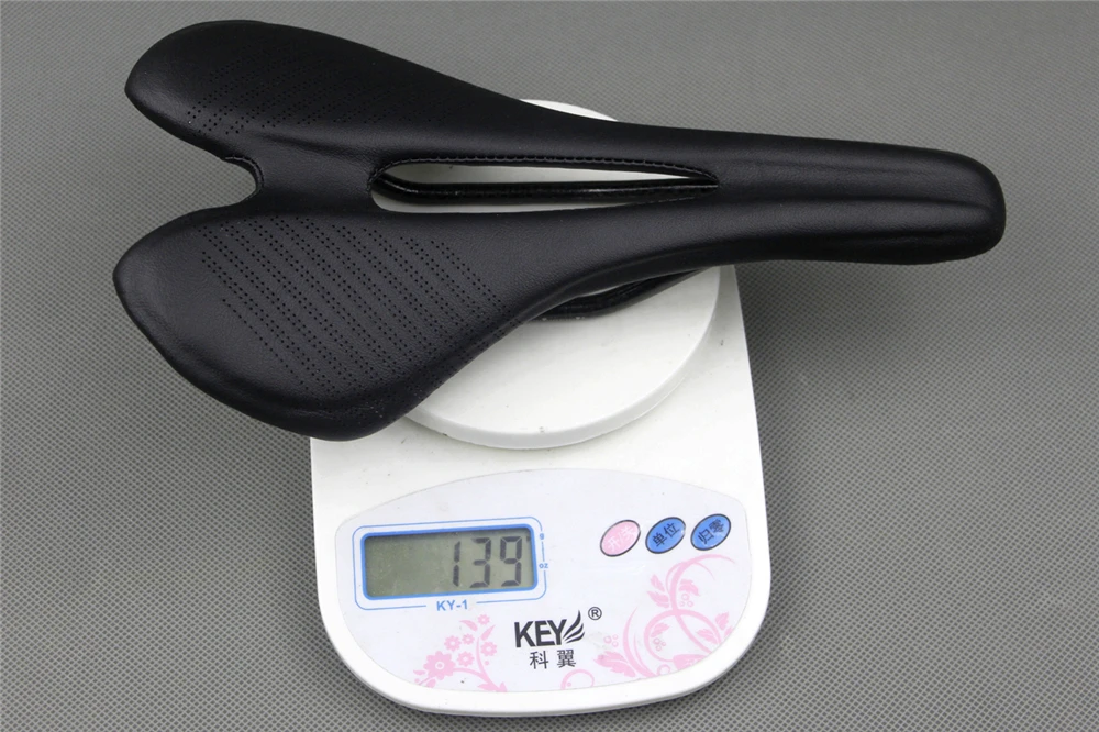 MTB road bike Comfort MTB Wide Bicycle Seat Carbon Fiber 139g