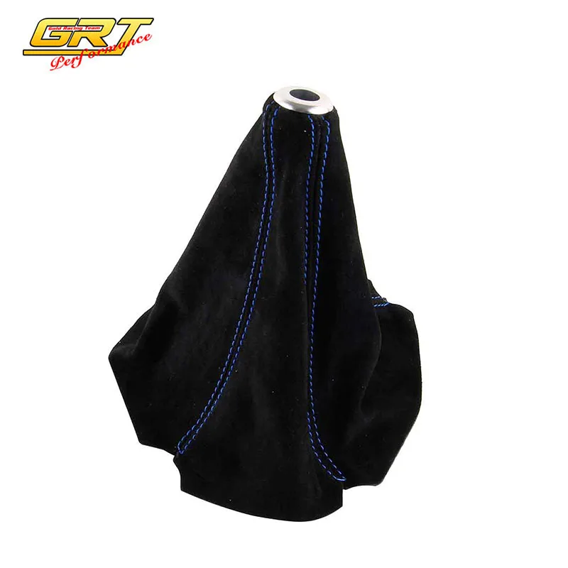 GRT Suede leather Red Stitch Shift Knob Shifter Boot Cover MT/AT SK041