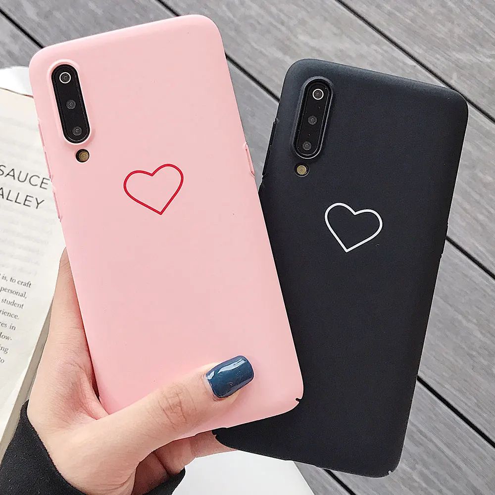 KISSCASE чехол для телефона с сердечком Xiao mi Red K20 Pro 9 T 8 SE A1 A2 Lite Pocophone F1 Note 7 5 6 Жесткий ПК