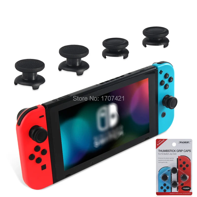 4 in 1 CQC PFS Analog Thumb Stick Grips Caps for Nintend Switch NS JoyCon Controllers Extender (4)