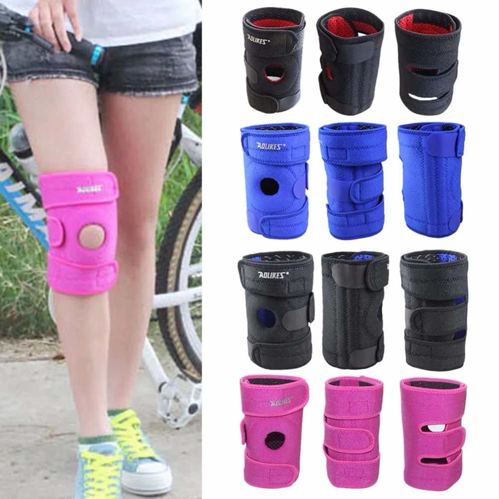 

Magnetic Knee Support, Neoprene Open Patella Arthritis Pain Sport Brace Guard J2