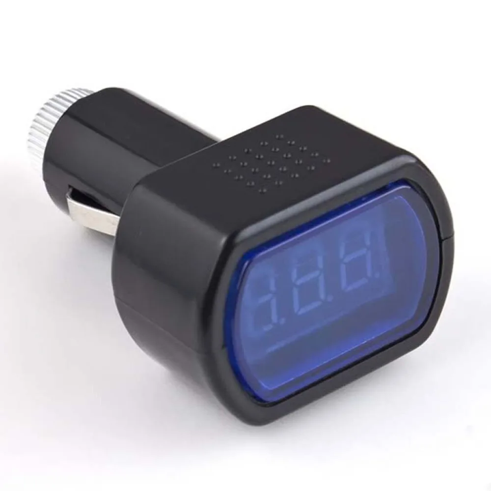 Digital LCD Cigarette Lighter Voltage Panel Meter Monitor Car Volt