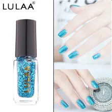 LULAA лак для ногтей 5 мл Алмазный Блестящий лак для ногтей с блестками хорошее качество Blingbling Маникюр nagellak vernis a ongle