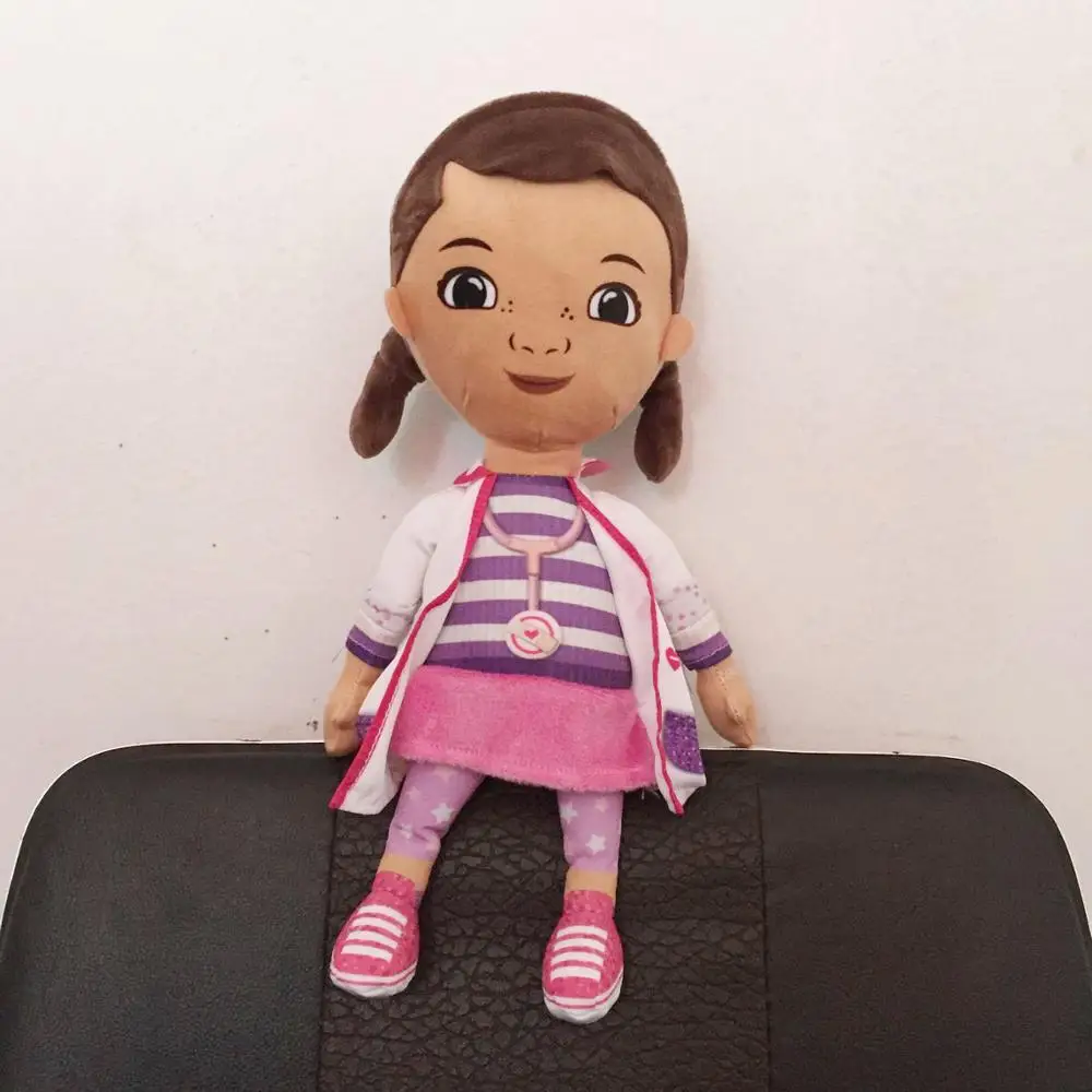 Оригинальные мягкие плюшевые игрушки Doc McStuffins, кукла Dottie для девочек, подарок для детей и детей - Цвет: B