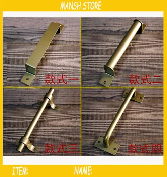 

1pc Iron Door Handle Industry Style Metal Gold Handle Retro Cupboard Handle American Countryside Free Shipping