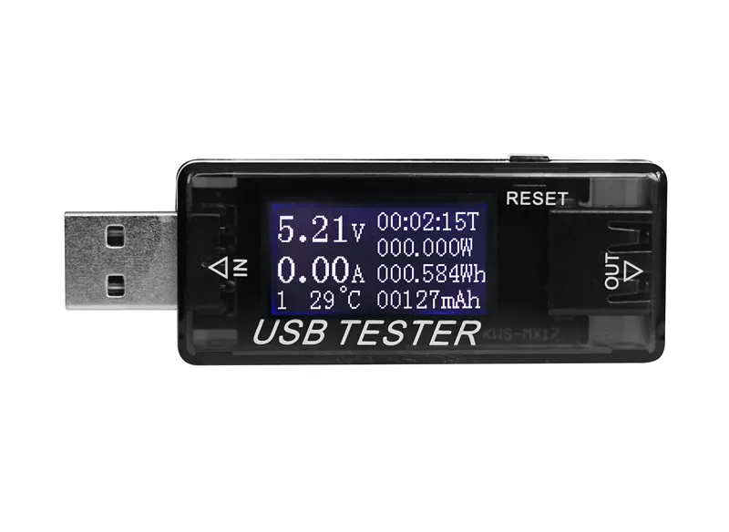 100 шт./лот dhl или fedex 8 в 1 QC2.0 3,0 4-30 в USB тестер для измерения напряжения тока монитор скидка 39 - Цвет: B