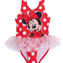 Купальник для маленьких девочек, милый купальный костюм с героями мультфильмов, детский купальник, танкини, бикини для маленьких девочек, детская пляжная одежда