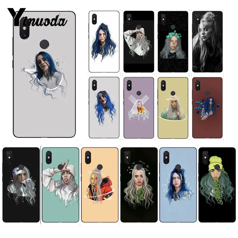 

Yinuoda Billie eilish rainbow blohsh Ocean Eyes Phone Case for Xiaomi Mi 6 Mix2 Mix2S Note3 8 8lite Redmi 5 note5 Note4 4X