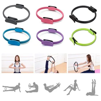 

Portable Size 38CM Yoga Resistance Ring Lightweight Slimming Magic Circle Thighs Legs Resistance Yoga Ring Training Tool