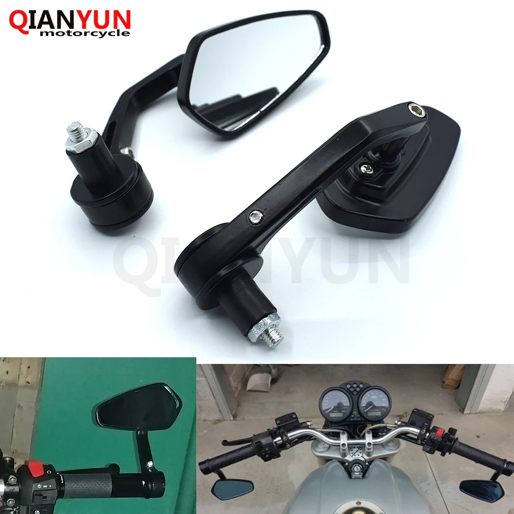 

Universal motorcycle mirror handle rod end mirror black 7/8" 22mm For Suzuki GSXR750 GSXR600 GSXR1000 TL1000S GSXR 750 K2 Black
